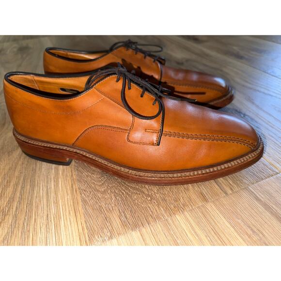 Allen Edmonds Hillcrest Brown Leather Oxford Derby Dress - size 9.5 - X7 main image 5